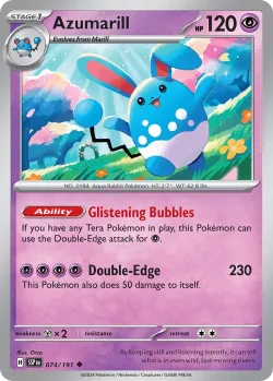 Azumarill 「PLAY_POKEMON_PRIZE_PACK_SERIES_SEVEN 074/191」「EN」