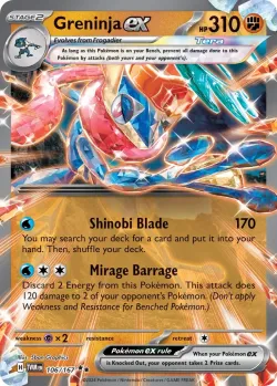 Greninja ex 「PLAY_POKEMON_PRIZE_PACK_SERIES_SEVEN 106/167」「EN」