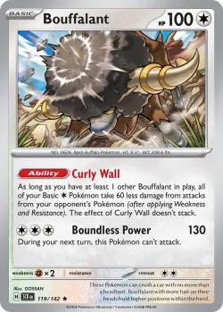 Bouffalant 「PLAY_POKEMON_PRIZE_PACK_SERIES_SEVEN 119/142」「EN」
