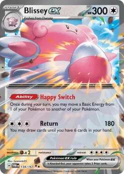 Blissey ex 「PLAY_POKEMON_PRIZE_PACK_SERIES_SEVEN 134/167」「EN」