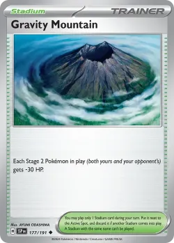 Gravity Mountain 「PLAY_POKEMON_PRIZE_PACK_SERIES_SEVEN 177/191」「EN」