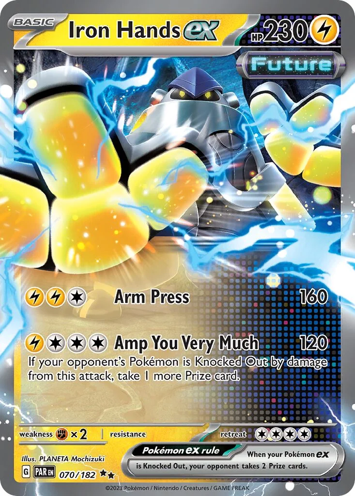 Iron Hands ex 「PLAY_POKEMON_PRIZE_PACK_SERIES_SIX 070/182」「EN」