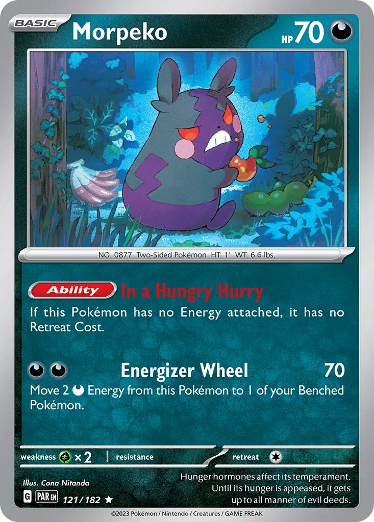 Miraidon 「PLAY_POKEMON_PRIZE_PACK_SERIES_SIX 121/162」「EN」