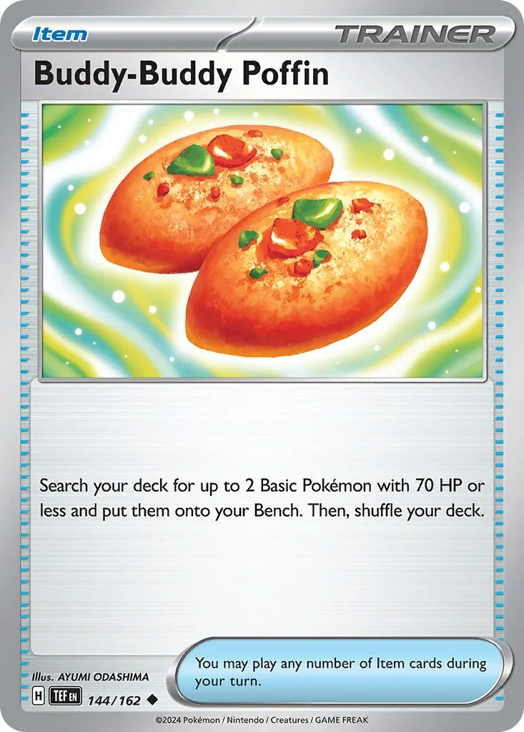 Buddy-Buddy Poffin 「PLAY_POKEMON_PRIZE_PACK_SERIES_SIX 144/162」「EN」