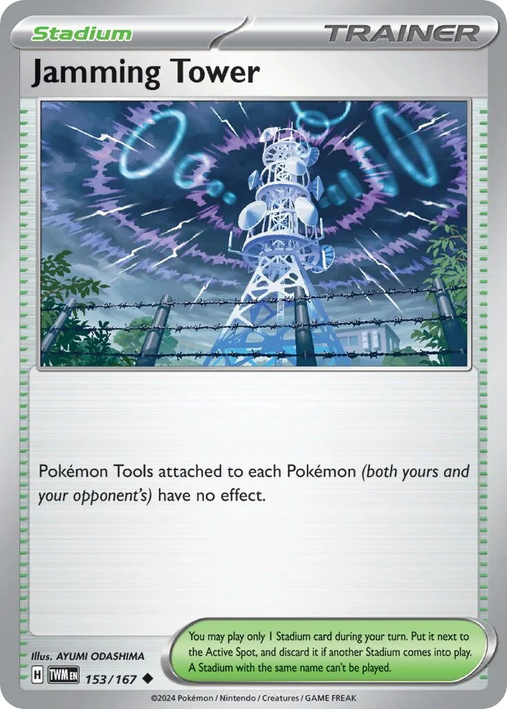 Jamming Tower 「PLAY_POKEMON_PRIZE_PACK_SERIES_SIX 153/167」「EN」