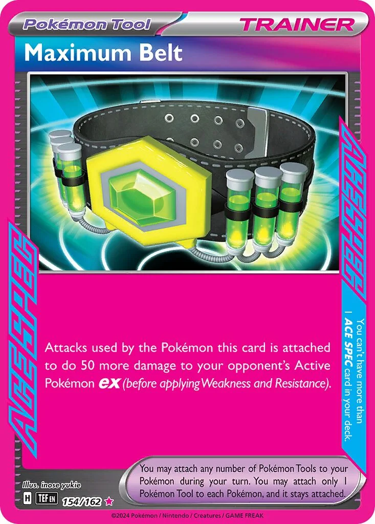 Maximum Belt 「PLAY_POKEMON_PRIZE_PACK_SERIES_SIX 154/162」「EN」
