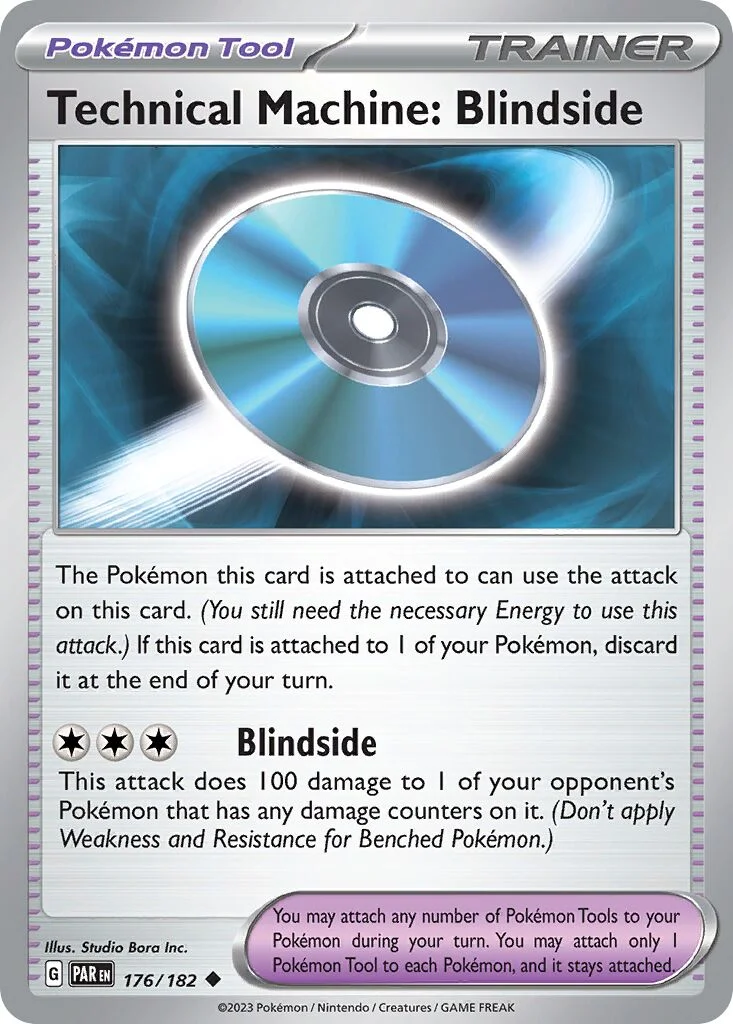 Technical Machine: Blindside 「PLAY_POKEMON_PRIZE_PACK_SERIES_SIX 176/182」「EN」