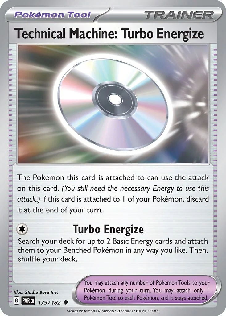 Technical Machine: Turbo Energize 「PLAY_POKEMON_PRIZE_PACK_SERIES_SIX 179/182」「EN」
