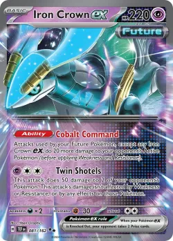 Iron Crown ex 「PLAY_POKEMON_PRIZE_PACK_SERIES_SIX 081/162」「EN」