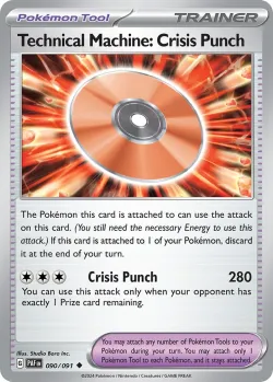 Technical Machine: Crisis Punch 「PLAY_POKEMON_PRIZE_PACK_SERIES_SIX 090/091」「EN」