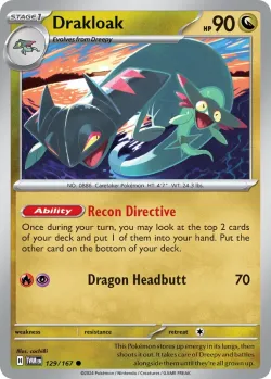 Drakloak 「PLAY_POKEMON_PRIZE_PACK_SERIES_SIX 129/167」「EN」