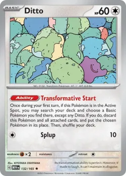 Ditto 「PLAY_POKEMON_PRIZE_PACK_SERIES_SIX 132/165」「EN」