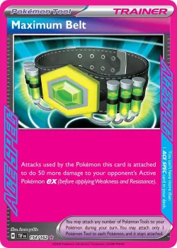 Maximum Belt 「PLAY_POKEMON_PRIZE_PACK_SERIES_SIX 154/162」「EN」
