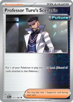 Professor Turo's Scenario 「PLAY_POKEMON_PRIZE_PACK_SERIES_SIX 171/182」「EN」