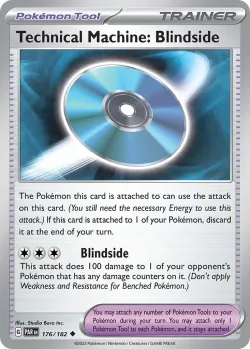Technical Machine: Blindside 「PLAY_POKEMON_PRIZE_PACK_SERIES_SIX 176/182」「EN」