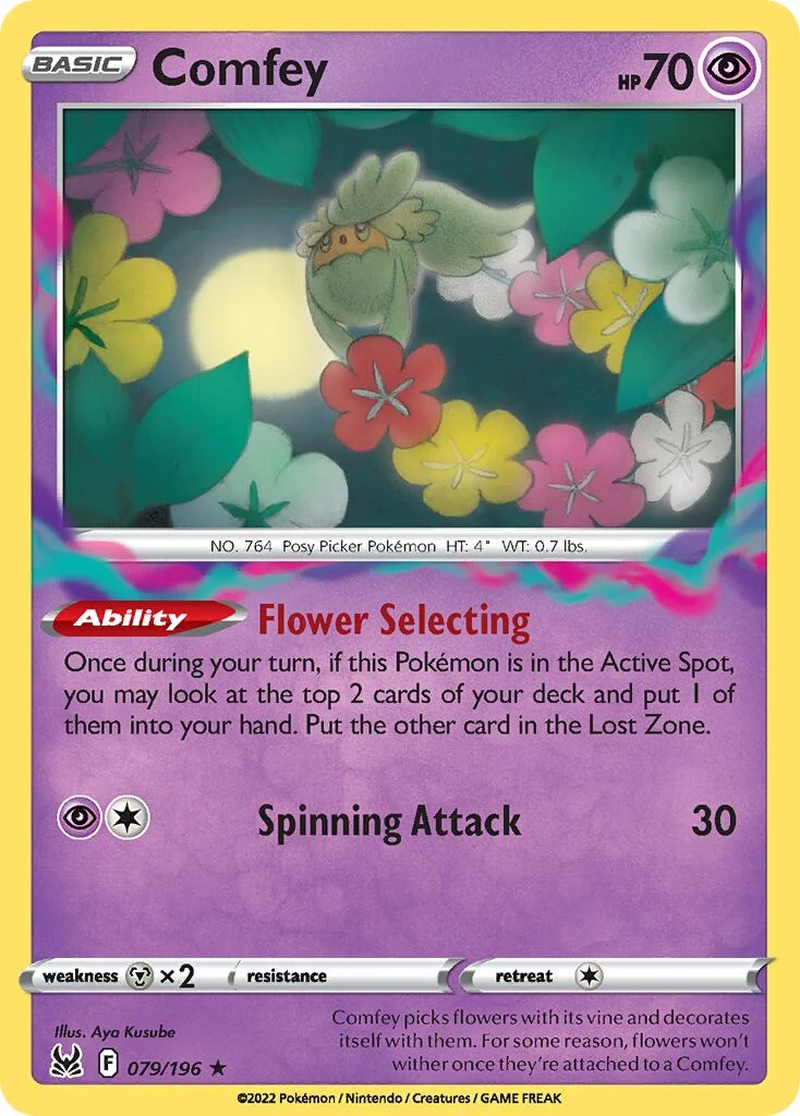 Comfey 「PLAY_POKEMON_PRIZE_PACK_SERIES_THREE 079/196」「EN」