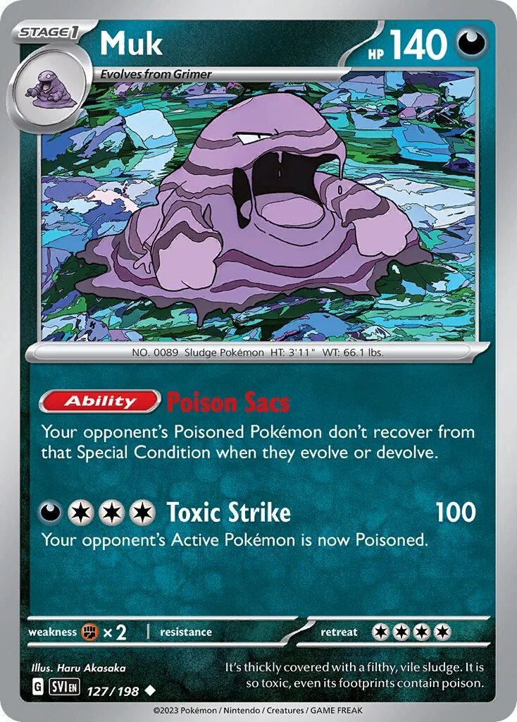 Muk 「PLAY_POKEMON_PRIZE_PACK_SERIES_THREE 127/198」「EN」