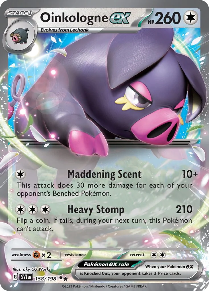 Oinkologne ex 「PLAY_POKEMON_PRIZE_PACK_SERIES_THREE 158/198」「EN」