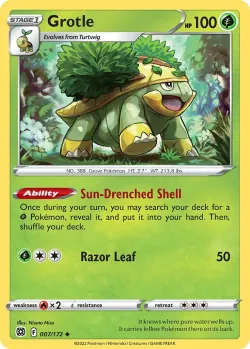 Grotle 「PLAY_POKEMON_PRIZE_PACK_SERIES_THREE 007/172」「EN」