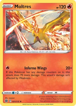 Moltres 「PLAY_POKEMON_PRIZE_PACK_SERIES_THREE 021/172」「EN」