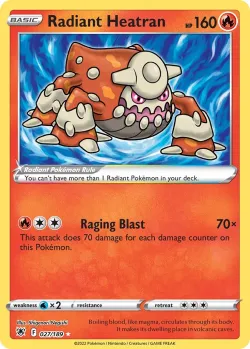 Radiant Heatran 「PLAY_POKEMON_PRIZE_PACK_SERIES_THREE 027/189」「EN」