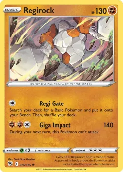 Regirock 「PLAY_POKEMON_PRIZE_PACK_SERIES_THREE 075/189」「EN」