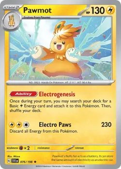 Pawmot #076/198 · Pokémon