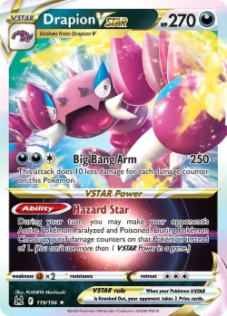 Drapion VSTAR 「PLAY_POKEMON_PRIZE_PACK_SERIES_THREE 119/196」「EN」