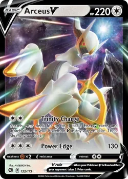 Arceus V 「PLAY_POKEMON_PRIZE_PACK_SERIES_THREE 122/172」「EN」