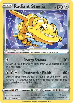 Radiant Steelix 「PLAY_POKEMON_PRIZE_PACK_SERIES_THREE 124/196」「EN」