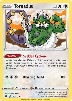 Tornadus 「PLAY_POKEMON_PRIZE_PACK_SERIES_THREE 126/172」「EN」