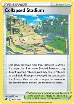 Collapsed Stadium 「PLAY_POKEMON_PRIZE_PACK_SERIES_THREE 137/172」「EN」