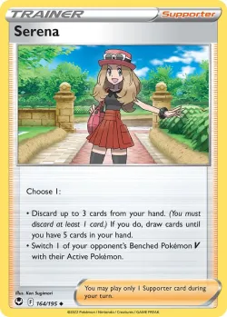 Serena 「PLAY_POKEMON_PRIZE_PACK_SERIES_THREE 164/195」「EN」