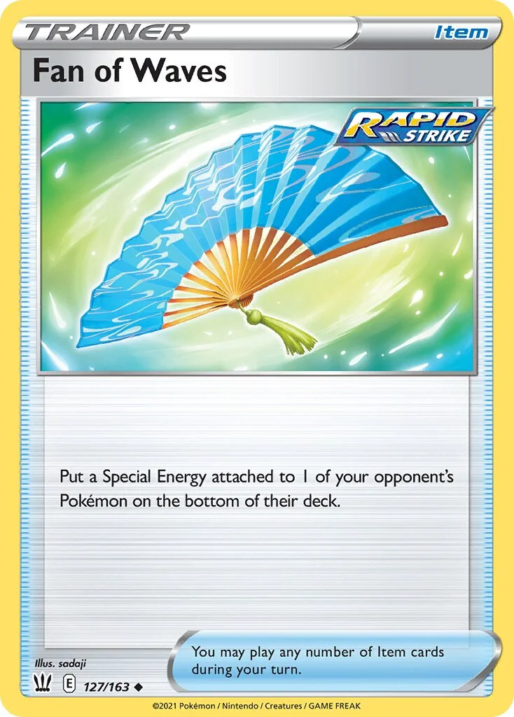 Fan of Waves 「PLAY_POKEMON_PRIZE_PACK_SERIES_TWO 127/163」「EN」