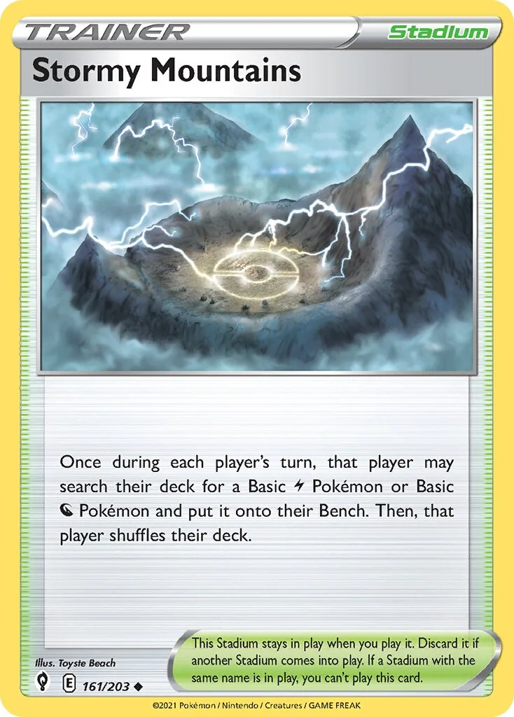 Stormy Mountains 「PLAY_POKEMON_PRIZE_PACK_SERIES_TWO 161/203」「EN」