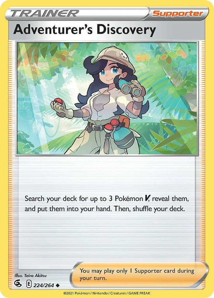 Adventurer's Discovery 「PLAY_POKEMON_PRIZE_PACK_SERIES_TWO 224/264」「EN」