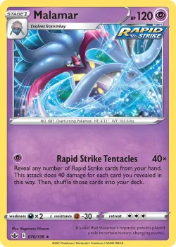Malamar 「PLAY_POKEMON_PRIZE_PACK_SERIES_TWO 070/198」「EN」