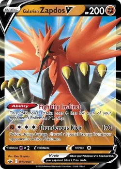 Galarian Zapdos V 「PLAY_POKEMON_PRIZE_PACK_SERIES_TWO 080/198」「EN」