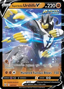 Rapid Strike Urshifu V 「PLAY_POKEMON_PRIZE_PACK_SERIES_TWO 087/163」「EN」