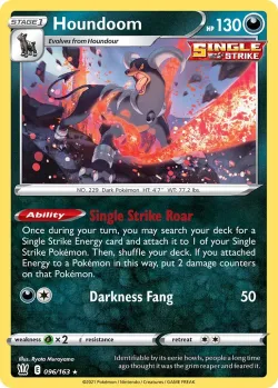 Houndoom 「PLAY_POKEMON_PRIZE_PACK_SERIES_TWO 096/163」「EN」