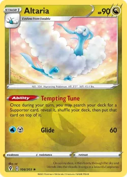 Altaria 「PLAY_POKEMON_PRIZE_PACK_SERIES_TWO 106/203」「EN」