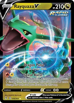 Rayquaza V 「PLAY_POKEMON_PRIZE_PACK_SERIES_TWO 110/203」「EN」