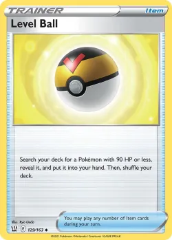 Level Ball 「PLAY_POKEMON_PRIZE_PACK_SERIES_TWO 129/163」「EN」