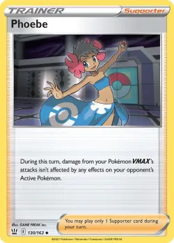Phoebe 「PLAY_POKEMON_PRIZE_PACK_SERIES_TWO 130/163」「EN」