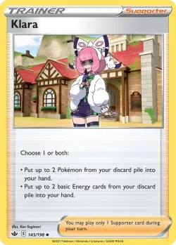Klara 「PLAY_POKEMON_PRIZE_PACK_SERIES_TWO 145/198」「EN」