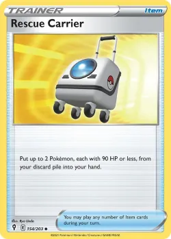Rescue Carrier 「PLAY_POKEMON_PRIZE_PACK_SERIES_TWO 154/203」「EN」