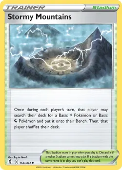 Stormy Mountains 「PLAY_POKEMON_PRIZE_PACK_SERIES_TWO 161/203」「EN」