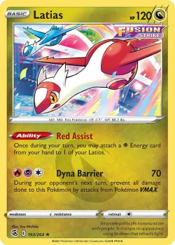Latias 「PLAY_POKEMON_PRIZE_PACK_SERIES_TWO 193/264」「EN」