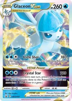 Glaceon VSTAR 「PLAY_POKEMON_PRIZE_PACK_SERIES_TWO SWSH197」「EN」
