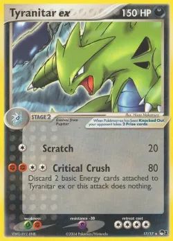 Tyranitar ex 「POP1 17/17」「EN」
